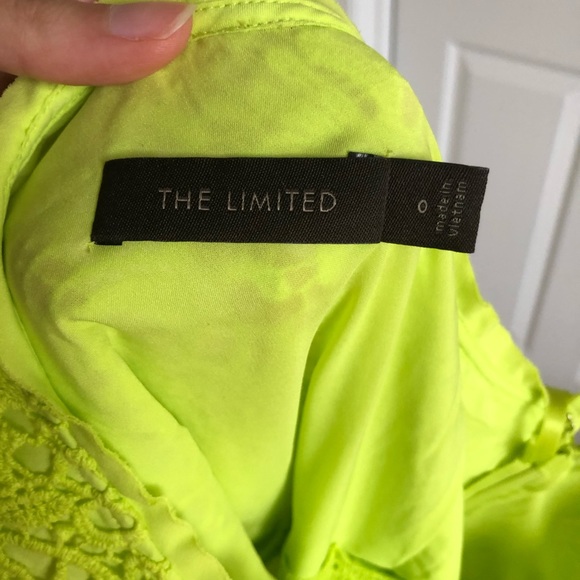 The Limited Lime Green One Shoulder Dress - Picture 6 of 9